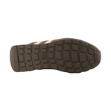 Drilleys Forty Eight women's chocolate brown retro trainers