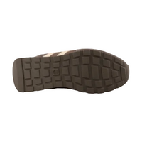 Drilleys Forty Eight women's chocolate brown retro trainers