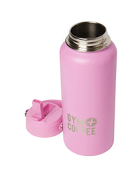 Gym+Coffee Hydrate Bottle 1L Neon Pink