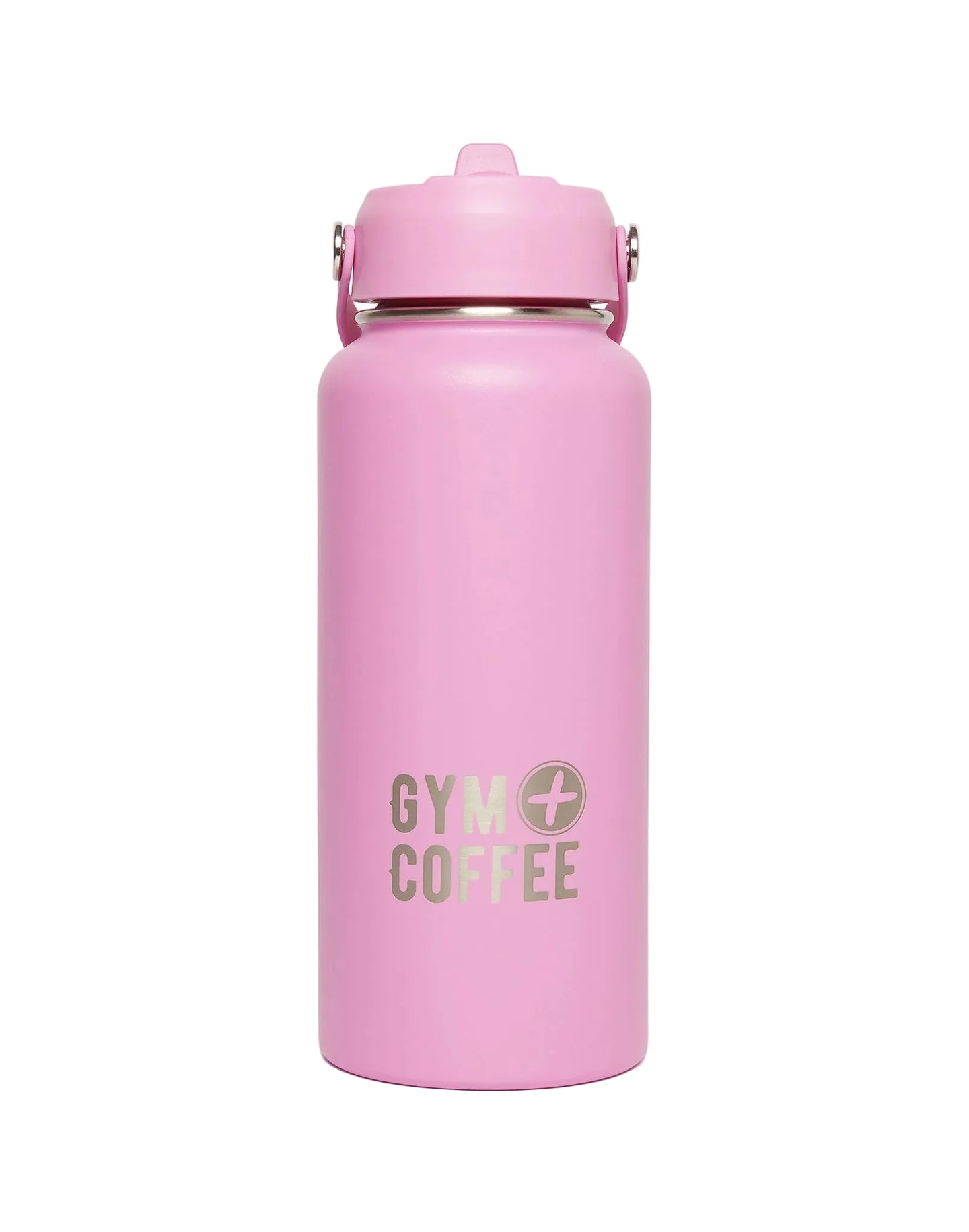 Gym+Coffee Hydrate Bottle 1L Neon Pink