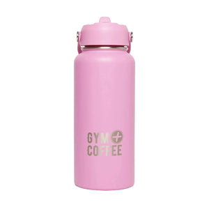 Gym+Coffee Bottle 1L Hydrate Neon Pink