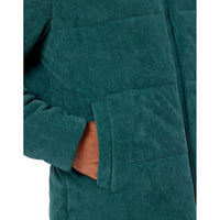 Gym+Coffee Unisex Jacket Cord Puffer Amazon Green
