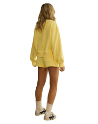 Gym+Coffee Urban Crew Sweatshirt Lemon Sorbet