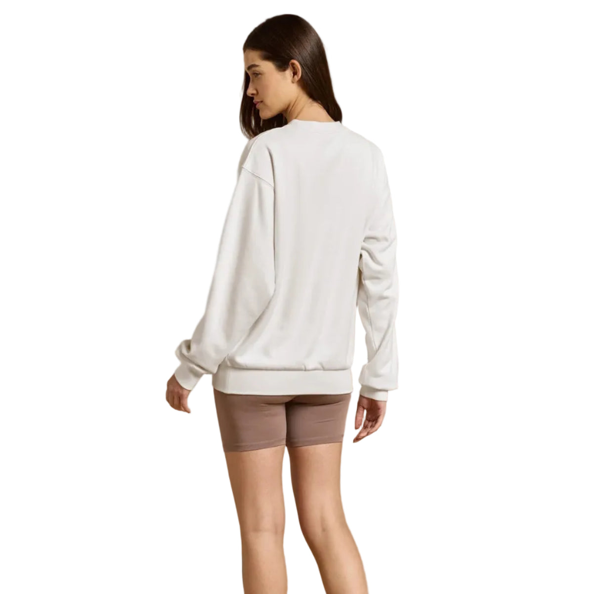 Gym+Coffee Daily crew sweatshirt in warm white