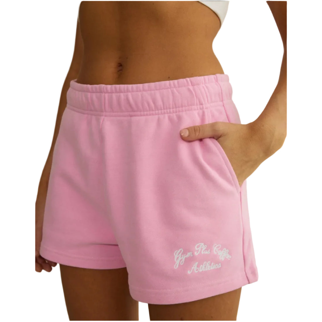 Gym+Coffee Womens Shorts Urban Cotton Pink Blossom