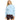 Gym+Coffee Sierra women's glacial blue snap collar sweatshirt