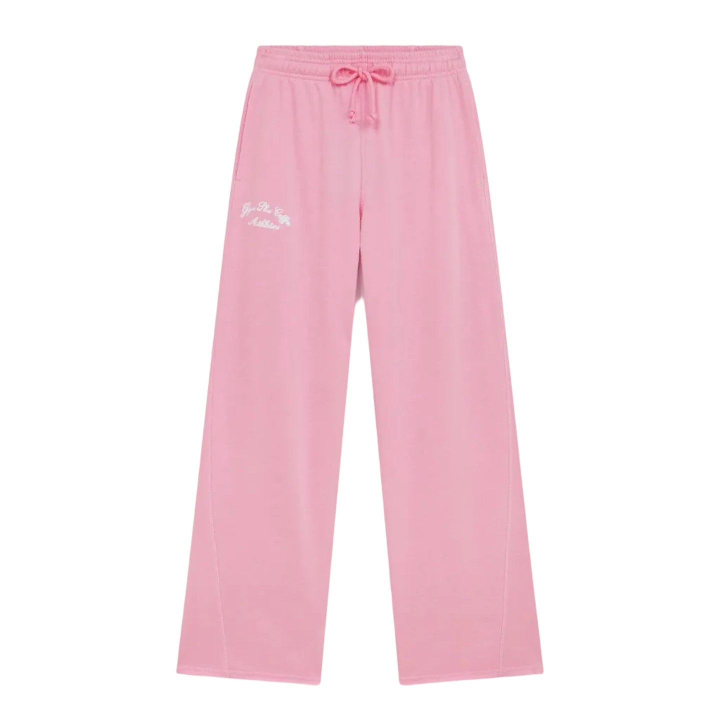 Gym+Coffee Womens Jogger Wide Leg Pink Blossom