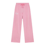 Gym+Coffee Womens Jogger Wide Leg Pink Blossom