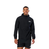 Gym Plus Coffee men's black quarter-zip top