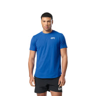 Gym+Coffee Mens Train Tee Tidal Blue