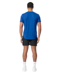 Gym+Coffee Mens Train Tee Tidal Blue