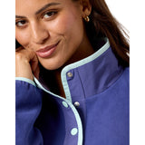 Gym+Coffee Unisex Fleece Half Snap Polar Lilac