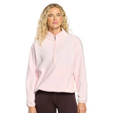 Gym+Coffee Womens Polar Half Zip Fleece Ballet Pink