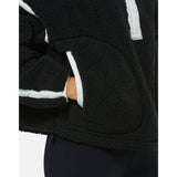 Gym+Coffee Womens Half Zip Industry Black