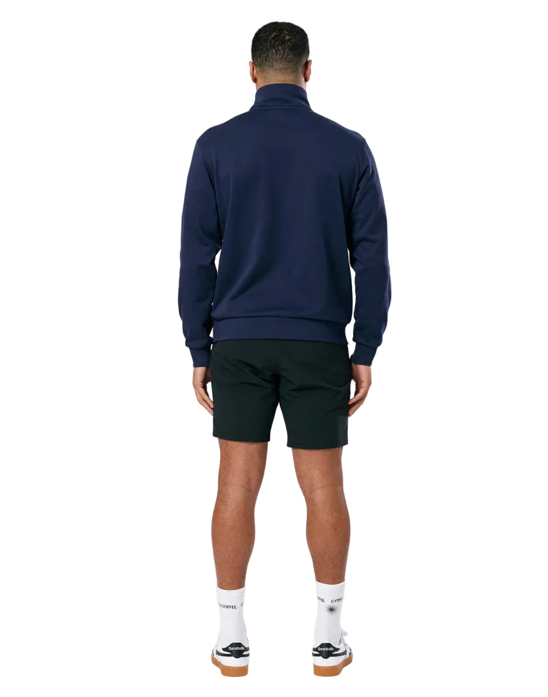 Gym+Coffee Mens Half Zip Clubhouse Twilight Navy