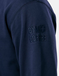 Gym+Coffee Mens Half Zip Clubhouse Twilight Navy