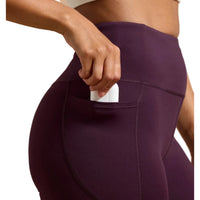 Gym+Coffee Womens Relentless 7/8 Legging Grape Noir