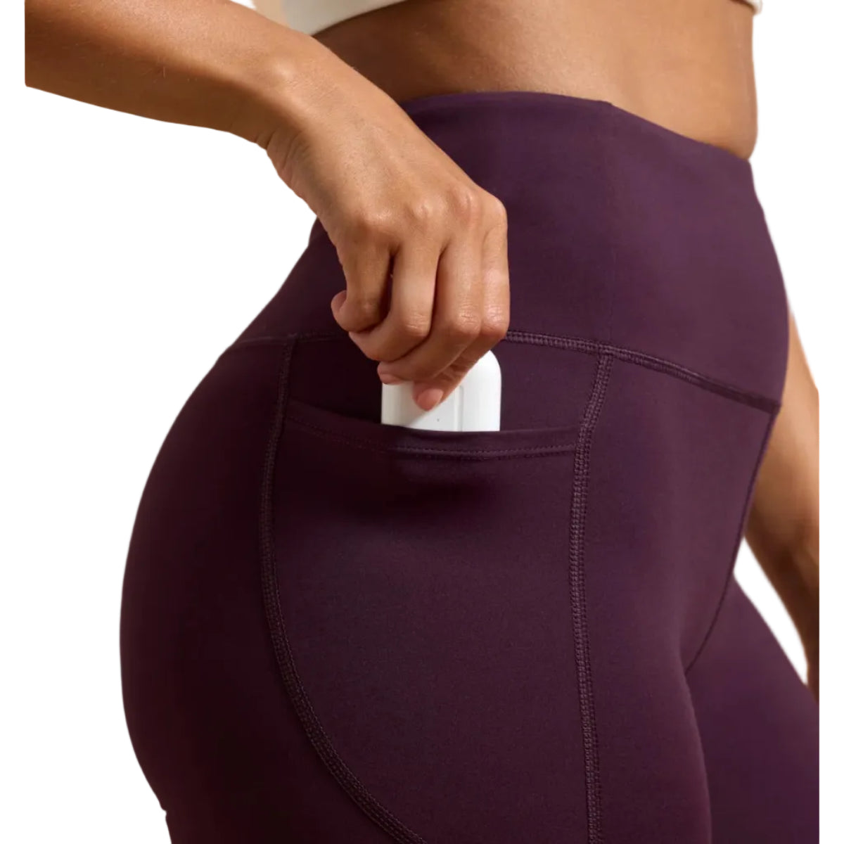 Gym+Coffee Womens Relentless 7/8 Legging Grape Noir