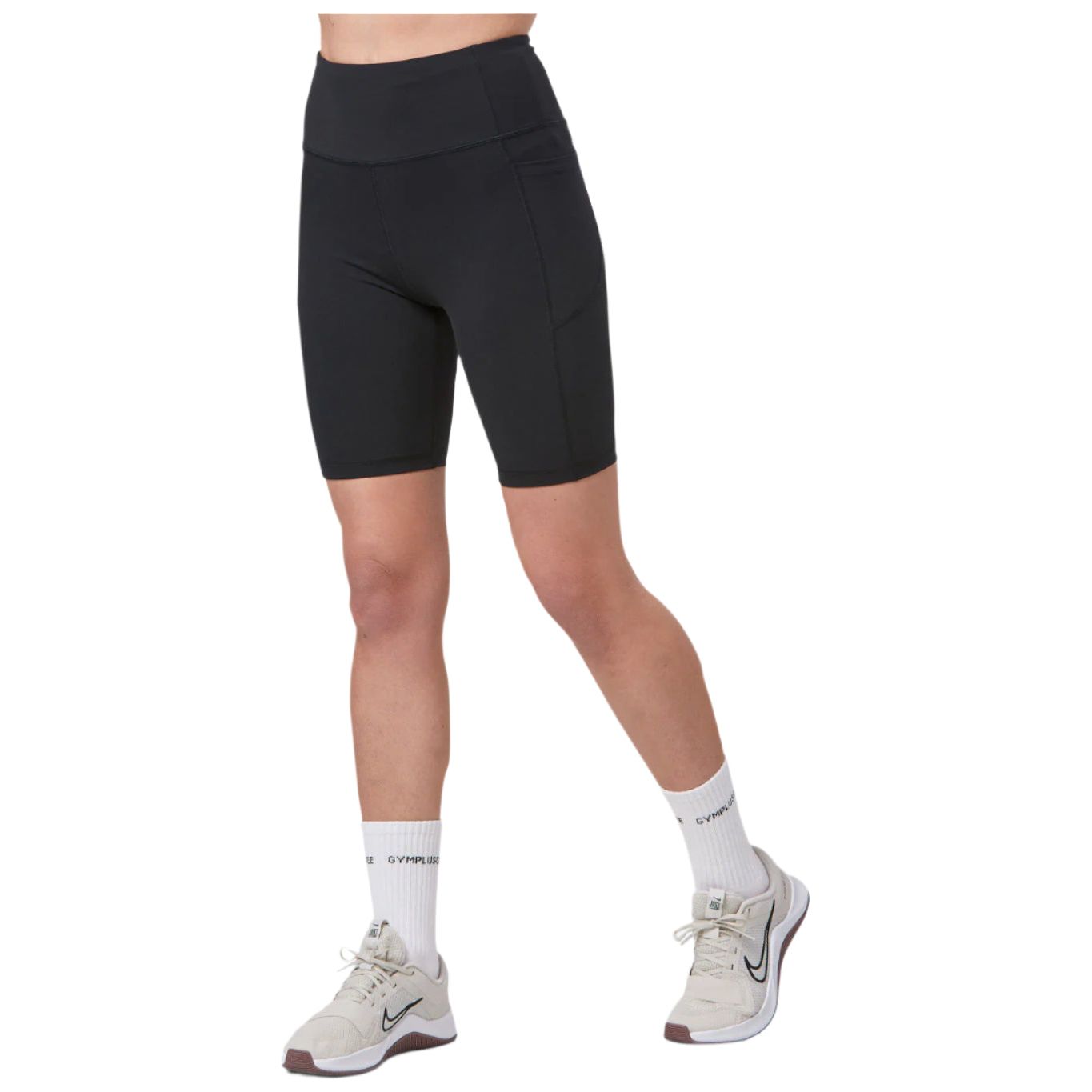 Gym+Coffee Womens Short Relentless 8” Bike Black