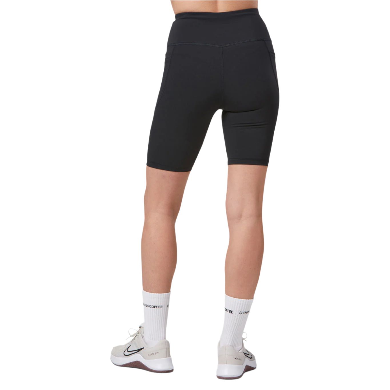 Gym+Coffee Womens Short Relentless 8” Bike Black