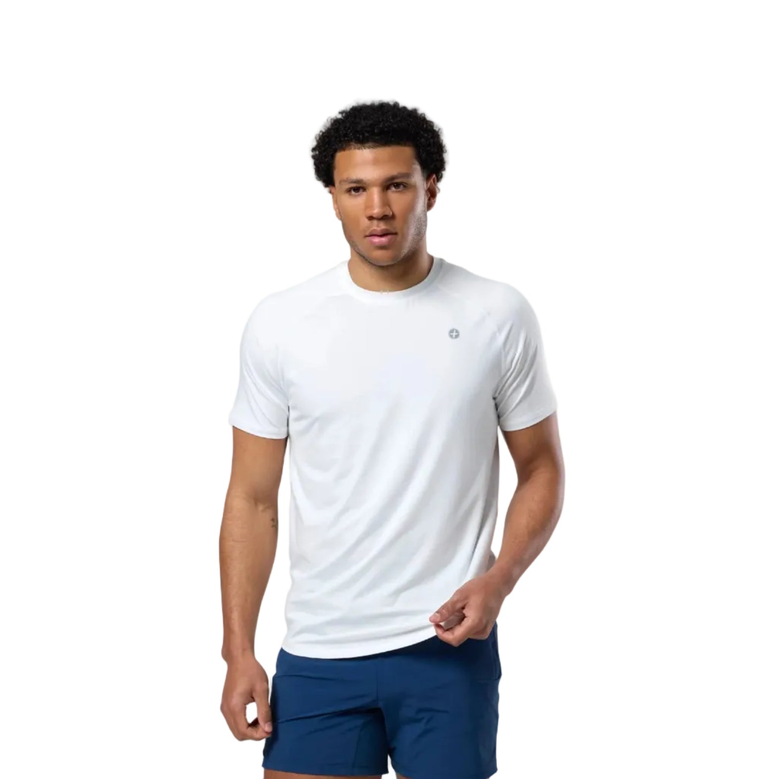 Gym+Coffee Mens Relentless Tee Ultra White
