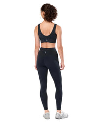 Gym+Coffee Womens Soft-Motion Sports Bra Black