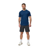 Gym Plus Coffee men's grey shorts with zip