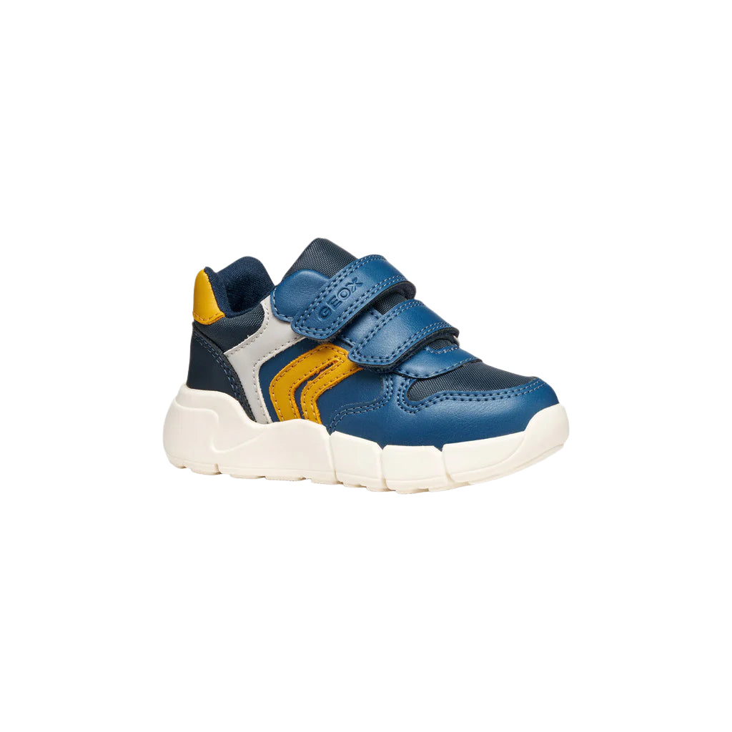Geox Boys Trainer Flexyper Mini Avio/Ochre