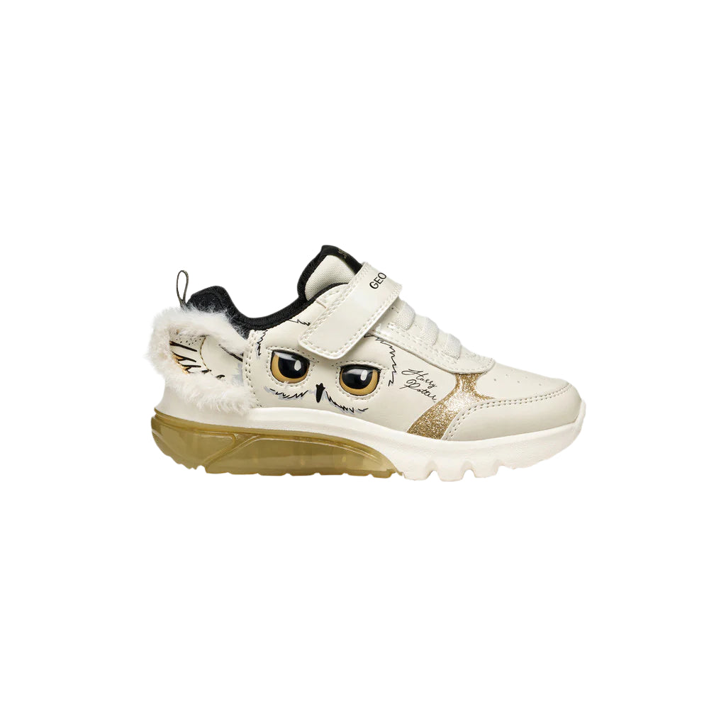 Geox Girls Trainer Ciberdron Light Ivory/Platinum