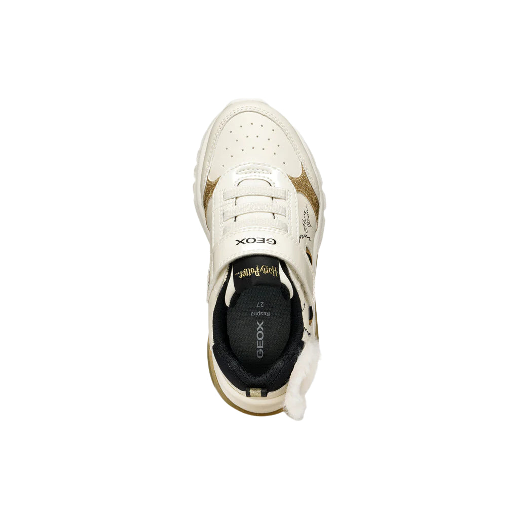 Geox Girls Trainer Ciberdron Light Ivory/Platinum