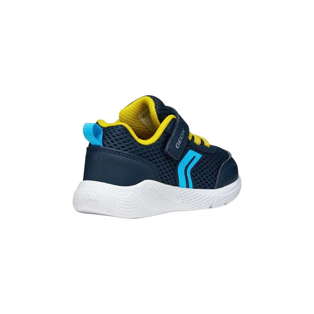 Geox Boys B Sprintye Trainer Navy/Yellow