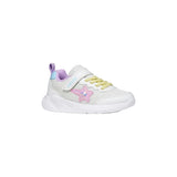 Geox girls' white lace-up trainer