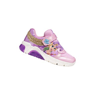 Geox girls' pink and lilac trainer