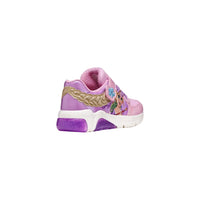 Geox girls' pink and lilac trainer