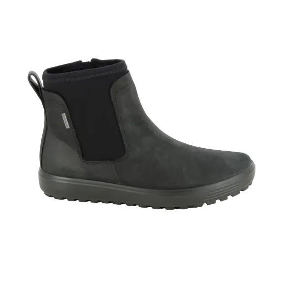 Ecco Womens Boot Soft 7 Tred GTX Black