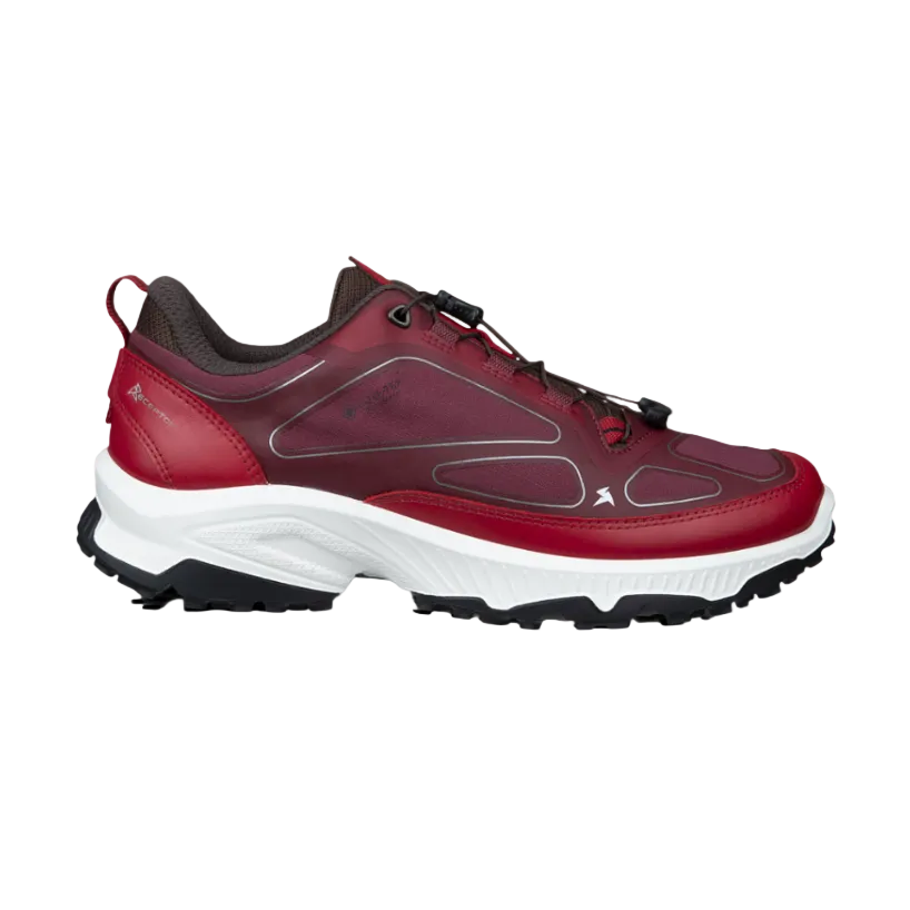 Ecco Womens Trainer Receptor XP GTX INV Fit Dark Ruby