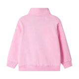 Gym+Coffee Kids Snap Collar Sierra Sweatshirt Pink Blossom