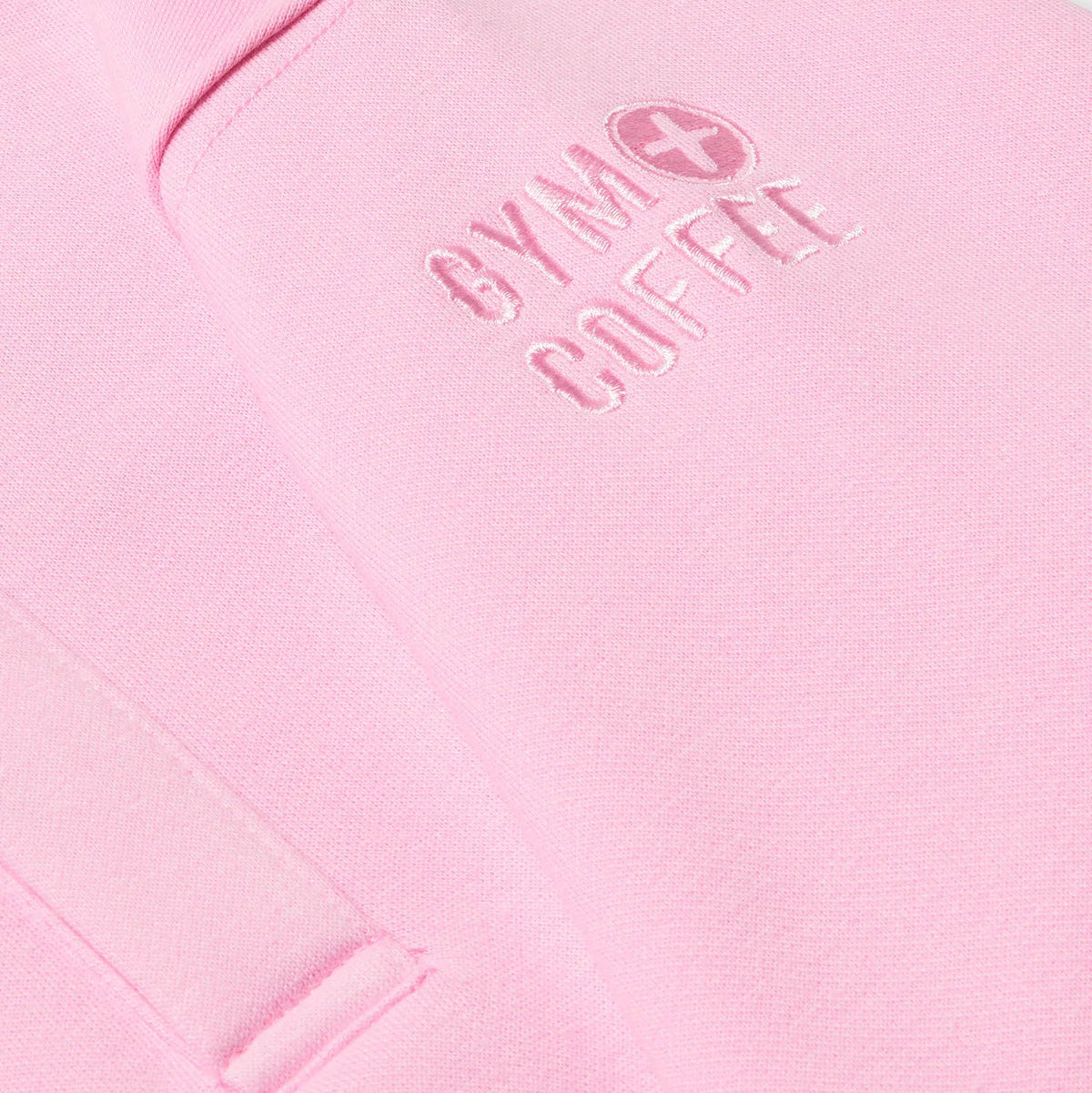 Gym+Coffee Kids Snap Collar Sierra Sweatshirt Pink Blossom