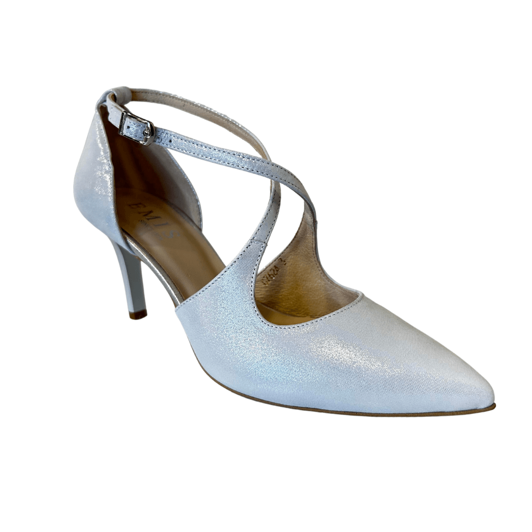 Emis Womens Shoe Z7624 White/Silver - Donaghys