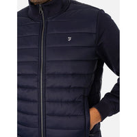 Farah Mens Brighton Hybrid Jacket True Navy