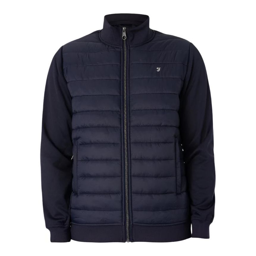 Farah Mens Brighton Hybrid Jacket True Navy Donaghys