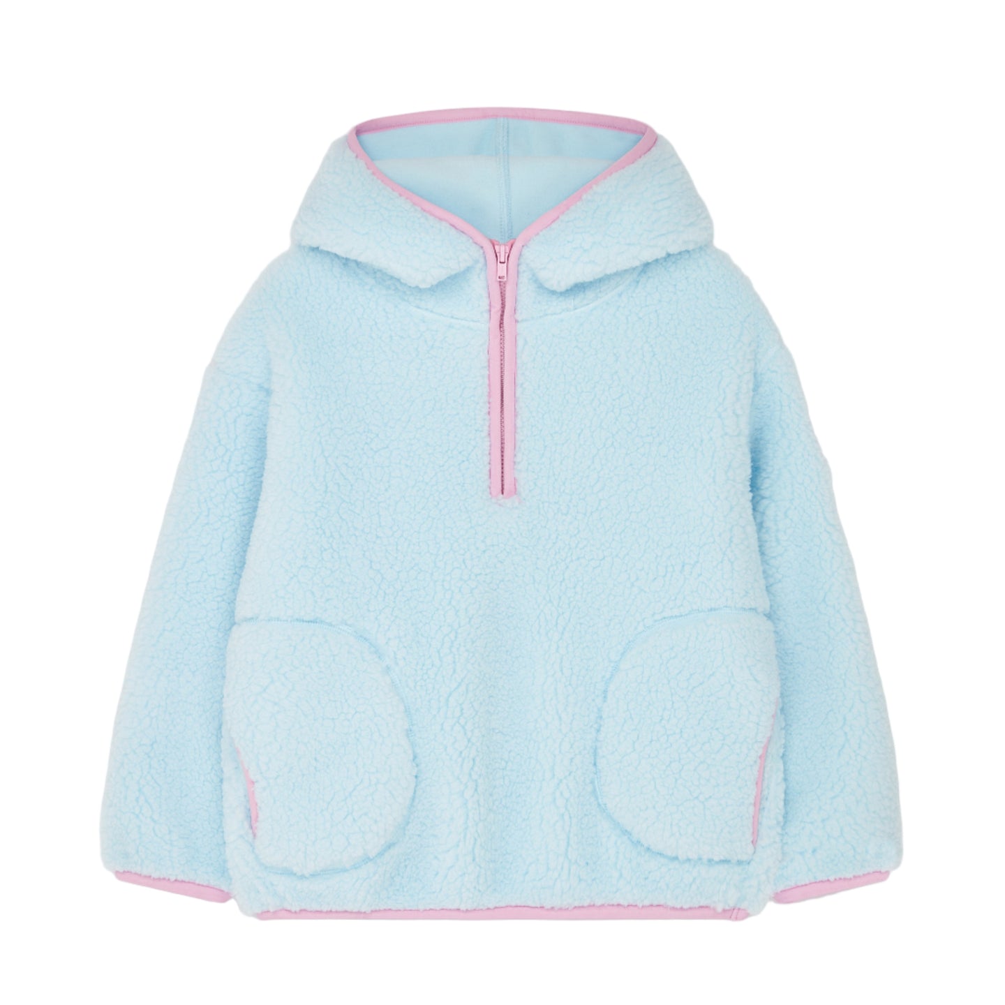 Gym+Coffee Girls Fleece Industry Baby Blue