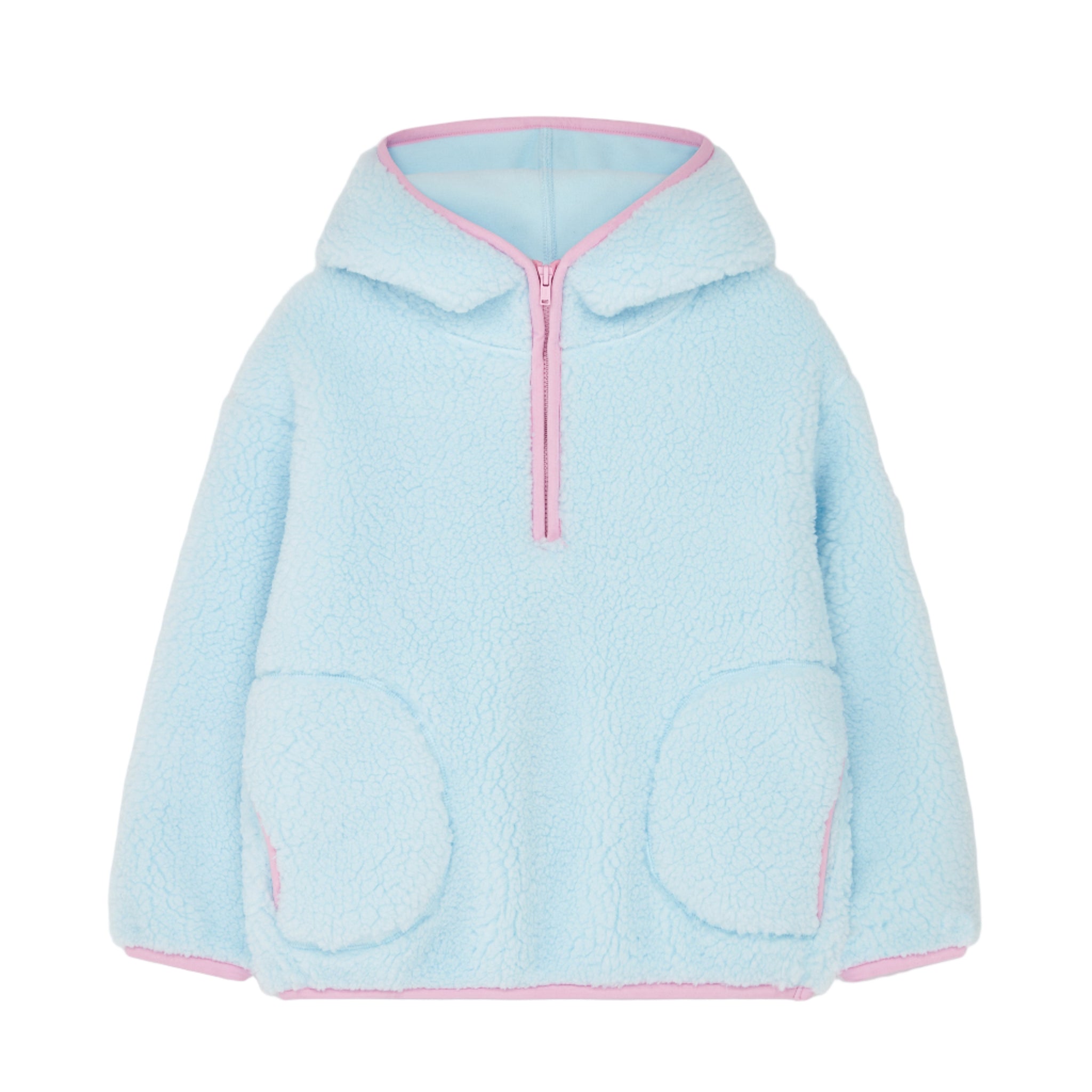 Gym+Coffee Girls Fleece Industry Baby Blue