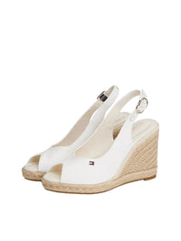Tommy Hilfiger women's canvas sandal with buckle
