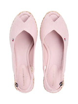 Tommy Hilfiger Womens Espadrille Wedge Slingback Foggy Pink