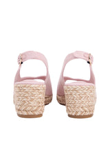 Tommy Hilfiger Womens Espadrille Wedge Slingback Foggy Pink