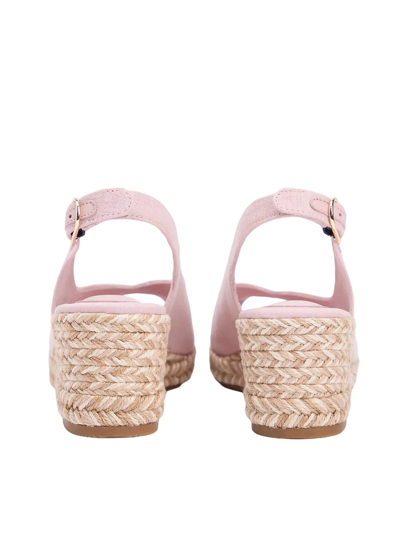 Tommy Hilfiger Womens Espadrille Wedge Slingback Foggy Pink