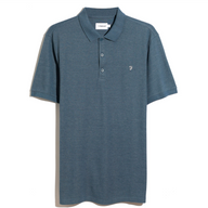 Farah Hudson men's prussian blue polo shirt