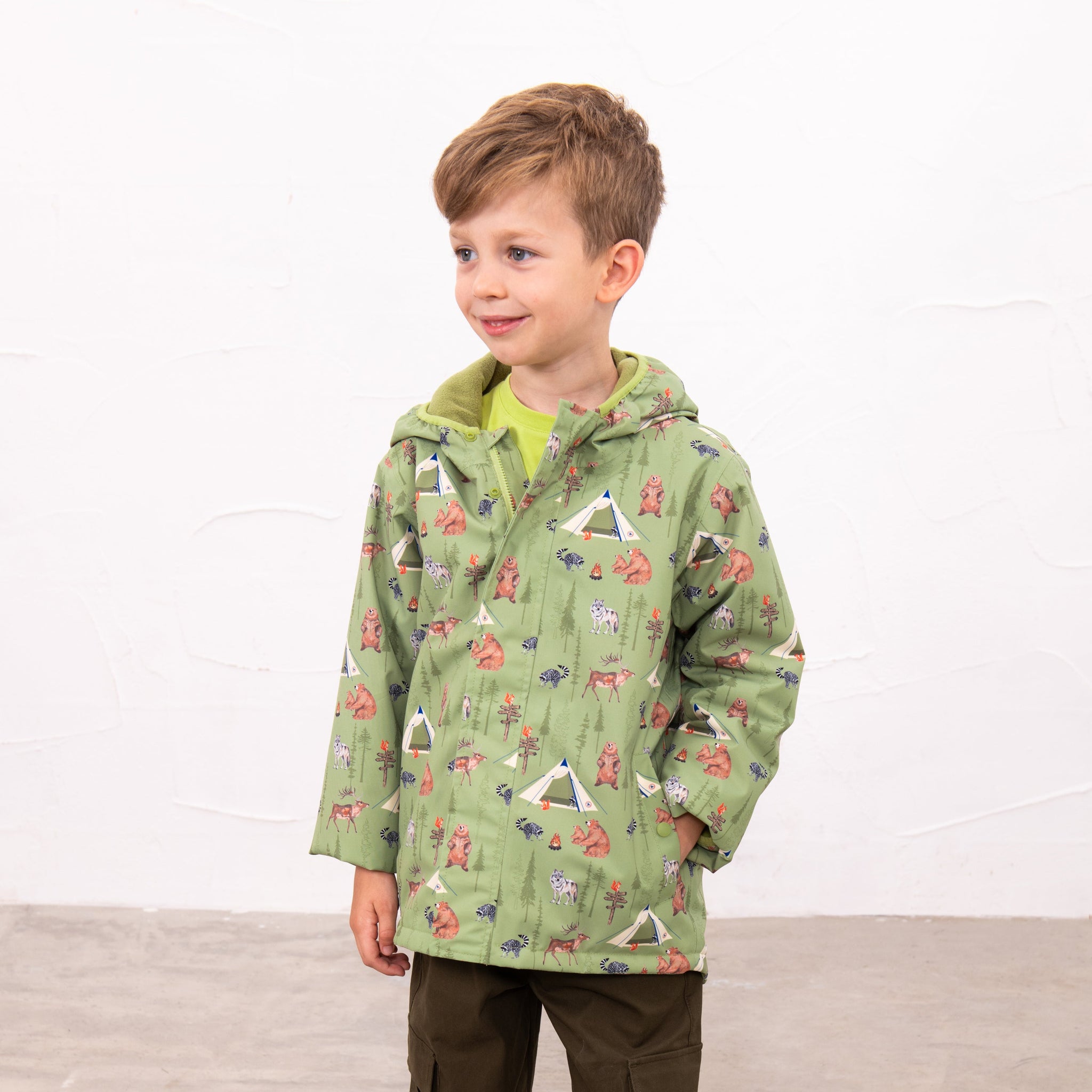 Lighthouse Boys Coat Finlay Woodland