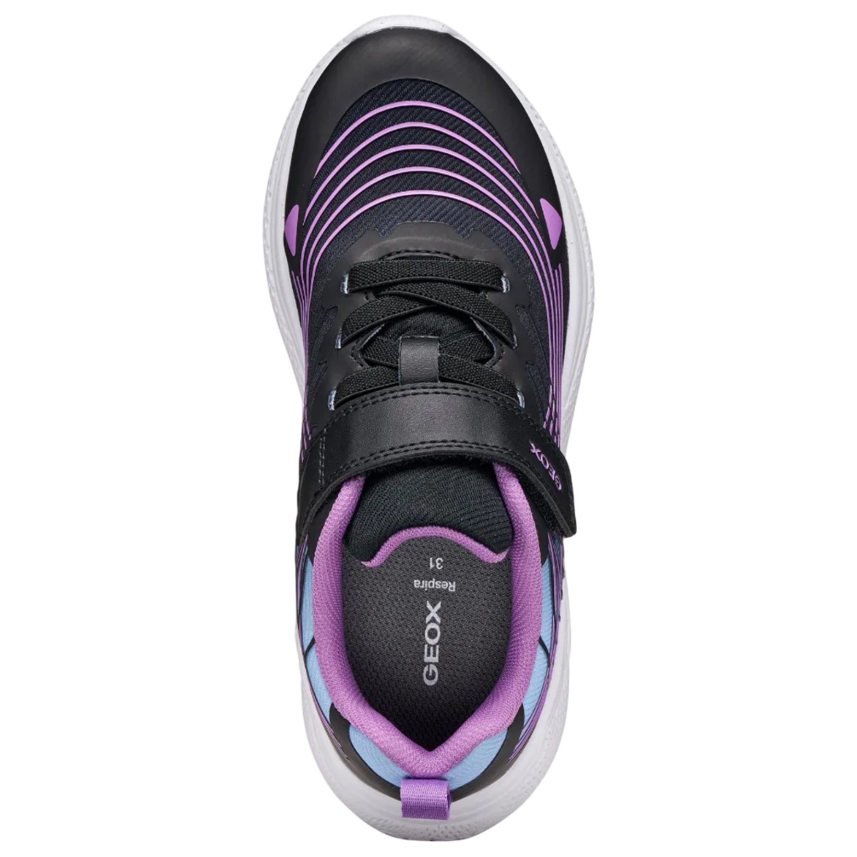 Geox Girls Trainer Sprintye Girl Black/Pink